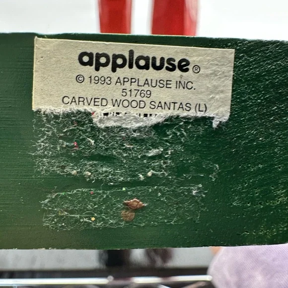 1993 Applause Carved Wood Santas
Very cool! - Picture 2 of 3